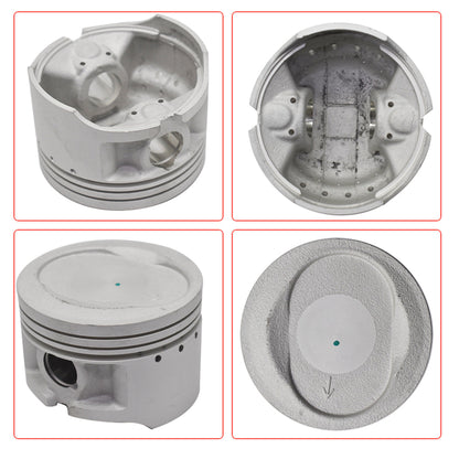 ALL-CARB Cylinder Piston Gasket Top End Kit Replacement for Yamaha Warrior 350 1987-2004 348cc