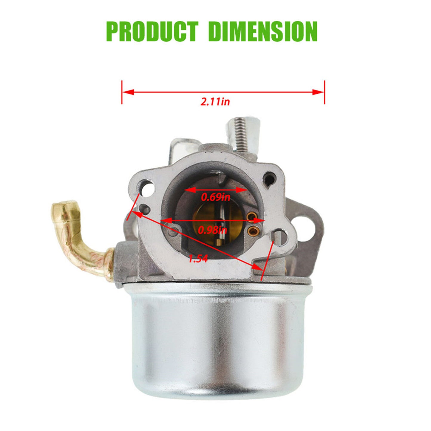 ALL-CARB Carburetor Replacement for Briggs Stratton 693865 694508 Replacement for Craftsman Tiller 190 6HP 206 5.5hp Engine 110432-0179-E1 110432-0198-E1 110432-0213-E1