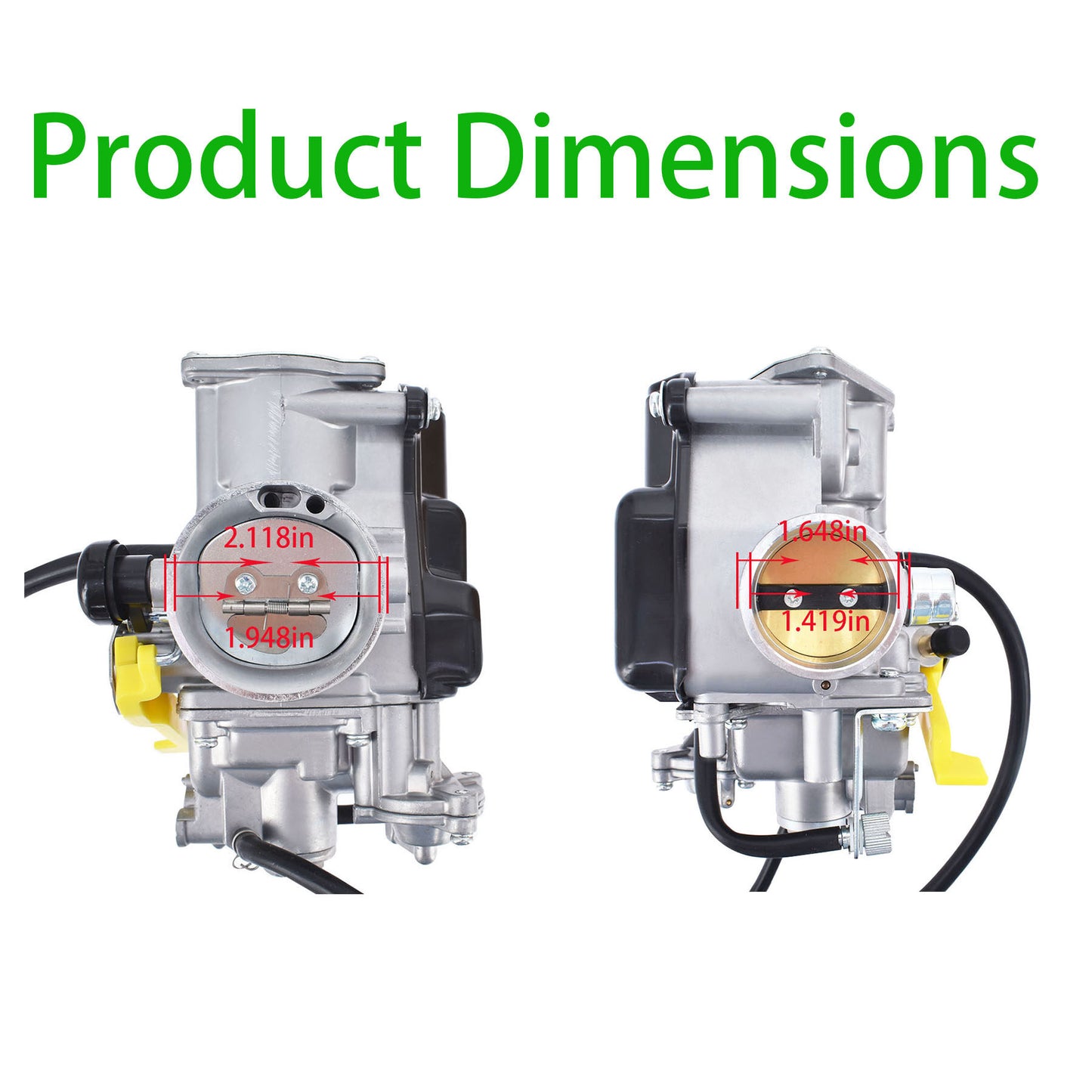 ALL-CARB Carburetor and Intake Boot Replacement for Honda Sportrax 400 TRX400EX TRX400X