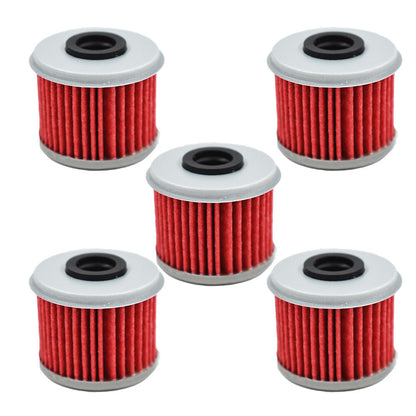 ALL-CARB 5 Pcs Oil Filter Replacement for Honda CRF450X, Replacement for TRX450R