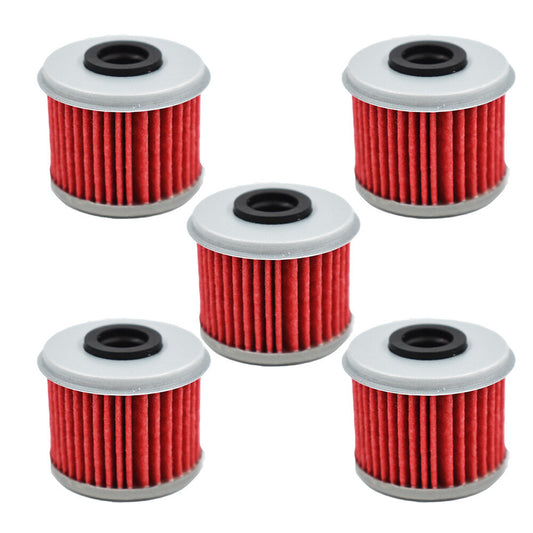 ALL-CARB 5 Pcs Oil Filter Replacement for Honda CRF450X, Replacement for TRX450R