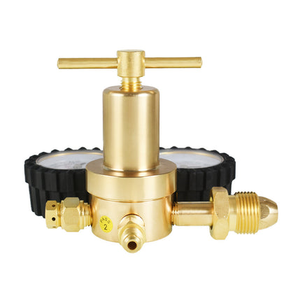 Nitrogen Regulator with 0-800PSI Delivery Pressure CGA580 Inlet Connection 1/4 Inch Male Flare Outlet Connection