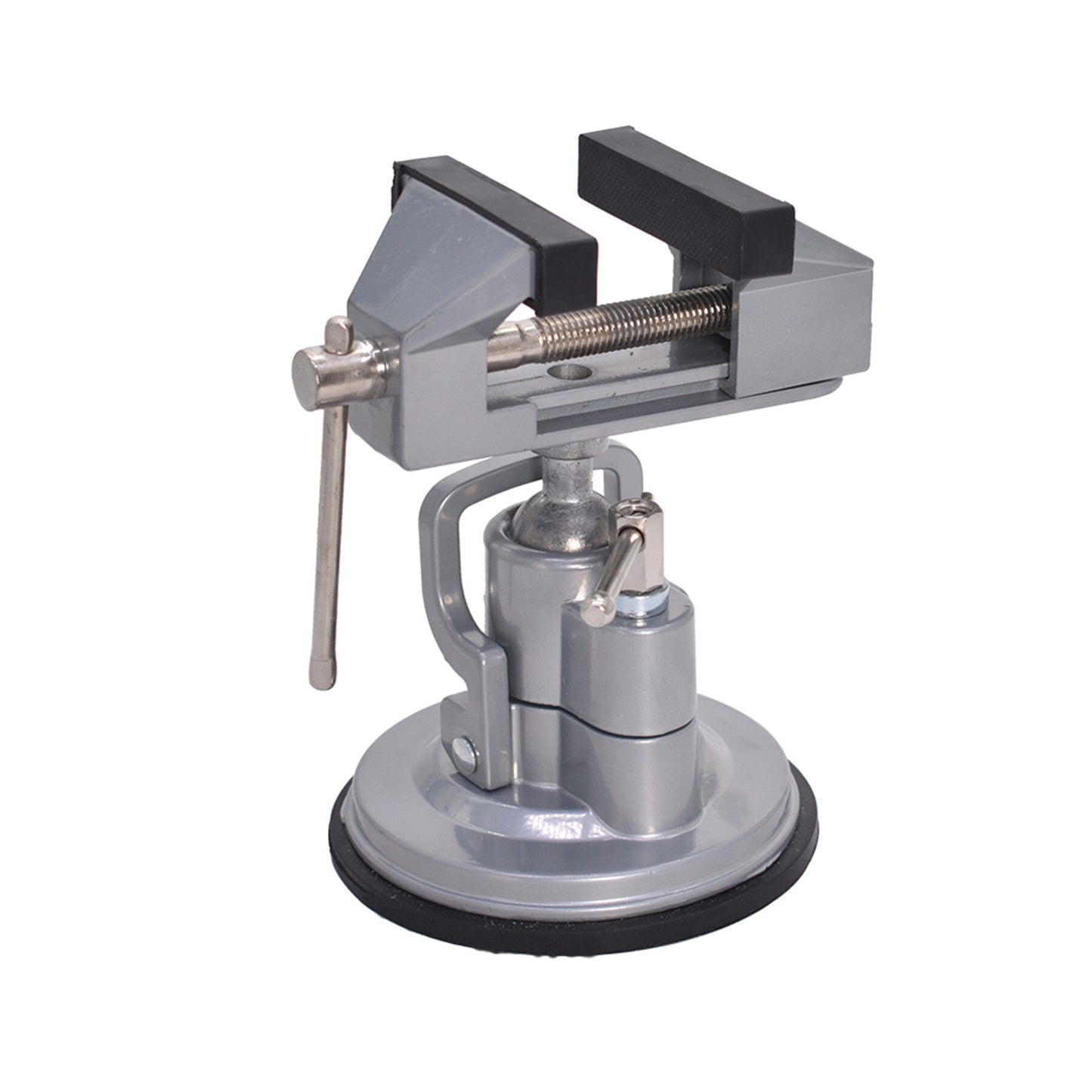 ALL-CARB Vacuum Base Vise Portable Base Vise 3.15 Jaw Width Pivots Multi-Angle Rotate 360?°for Various Smooth Work Surfaces