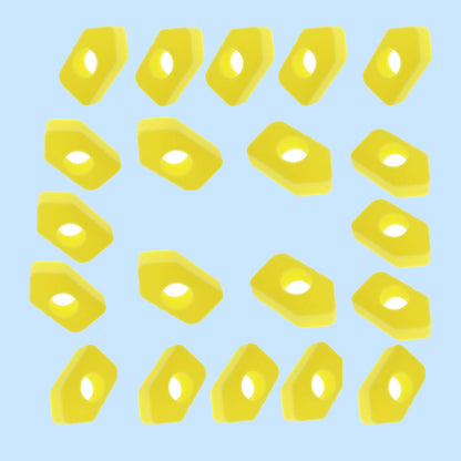 ALL-CARB 698369 20 Pcs Air Filter Replacement for Briggs & Stratton 10B902 9B902 98902 490-200-0011