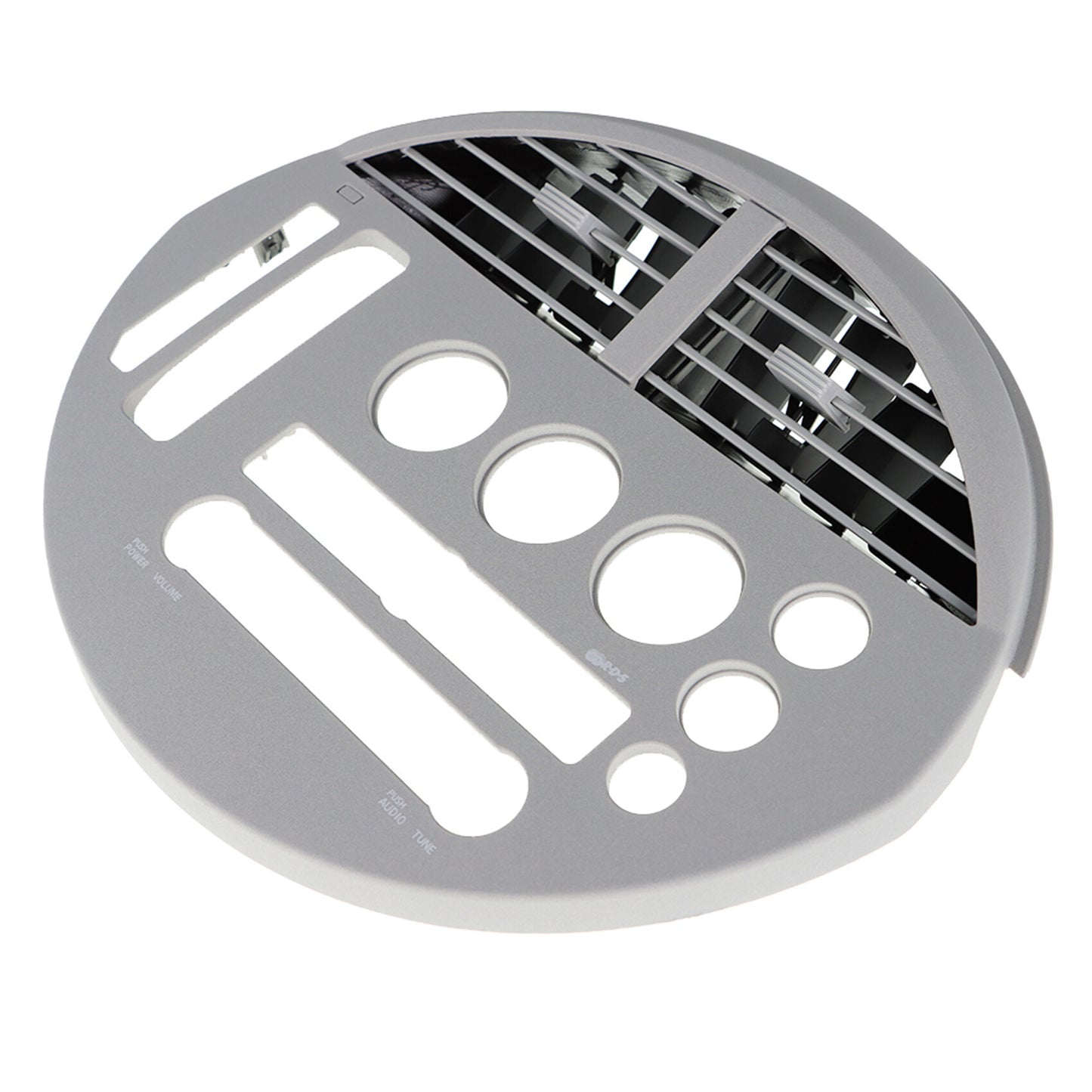 ALL-CARB Instrument Gauge Panel Center Console Dashboard Cover Bezel Replacement for 2004-2005 Nissan Quest Gray