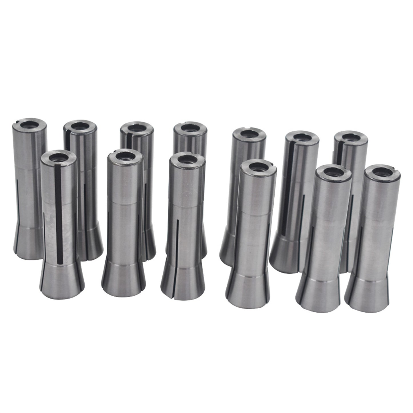 ALL-CARB 13Pcs R8 Collet Set 1/8 - 7/8 Inch Fit for Machining Turning