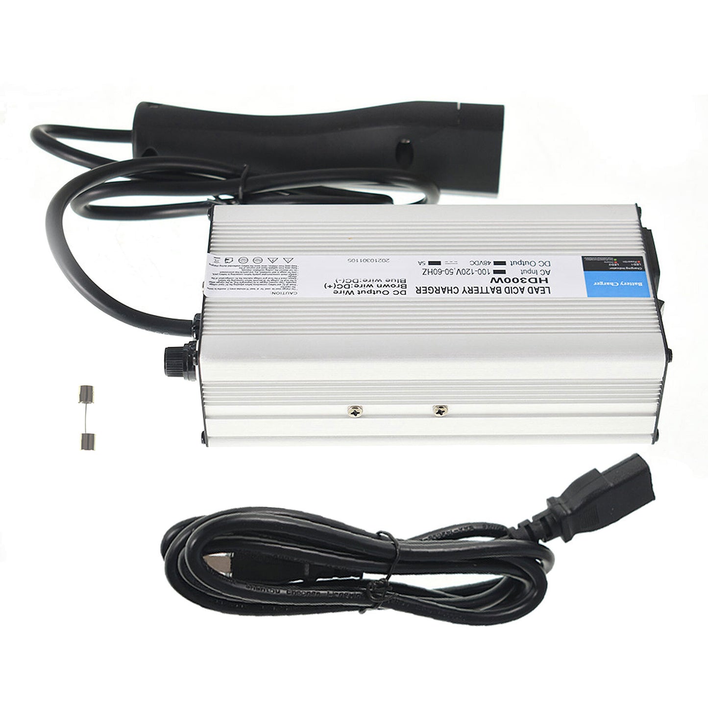 ALL-CARB Battery Charger 48V 5A Replacement for EZGO RXV Style Plug Golf Cart 2008-2016