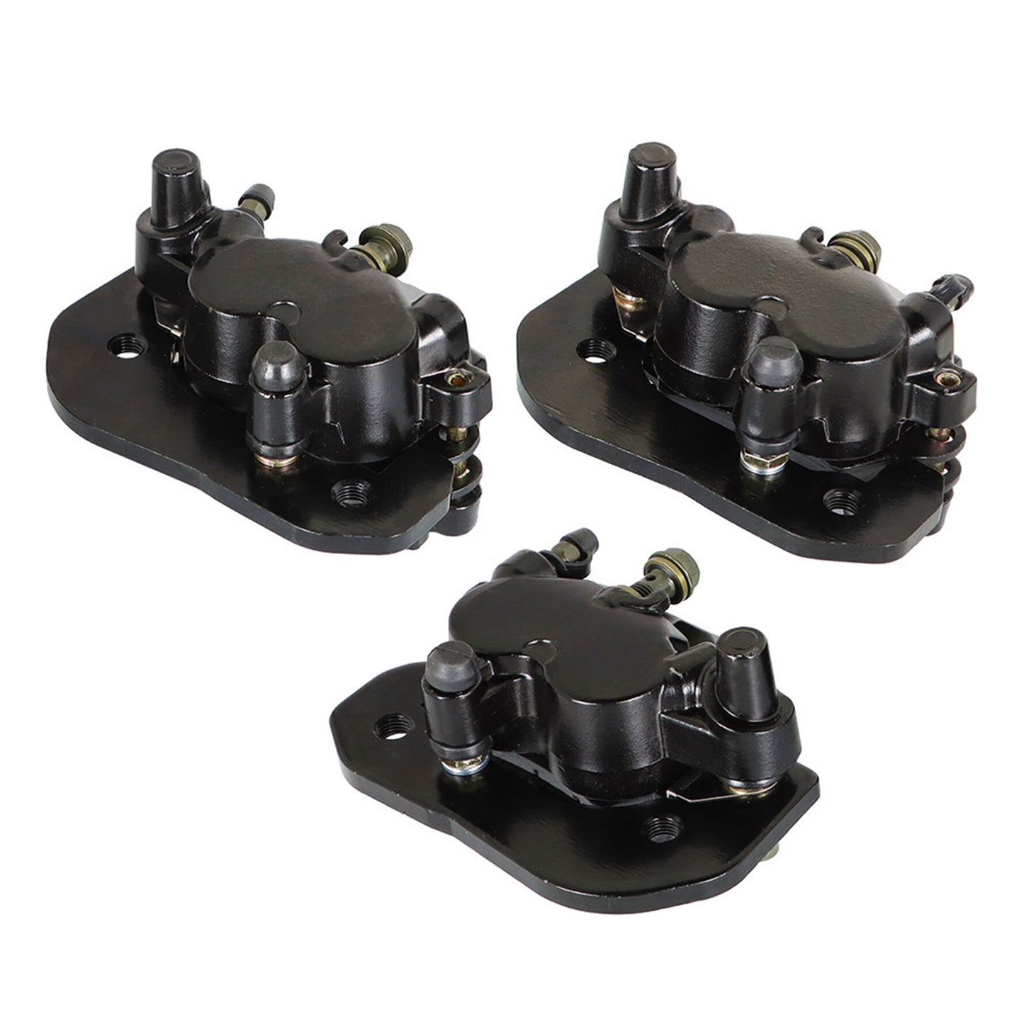ALL-CARB Front + Rear Brake Calipers Replacement for Can-Am Outlander 450 500 570 1000 4X4 w/Pads