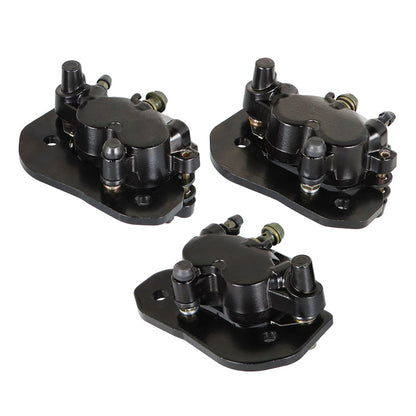 ALL-CARB Front + Rear Brake Calipers Replacement for Can-Am Outlander 450 500 570 1000 4X4 w/Pads