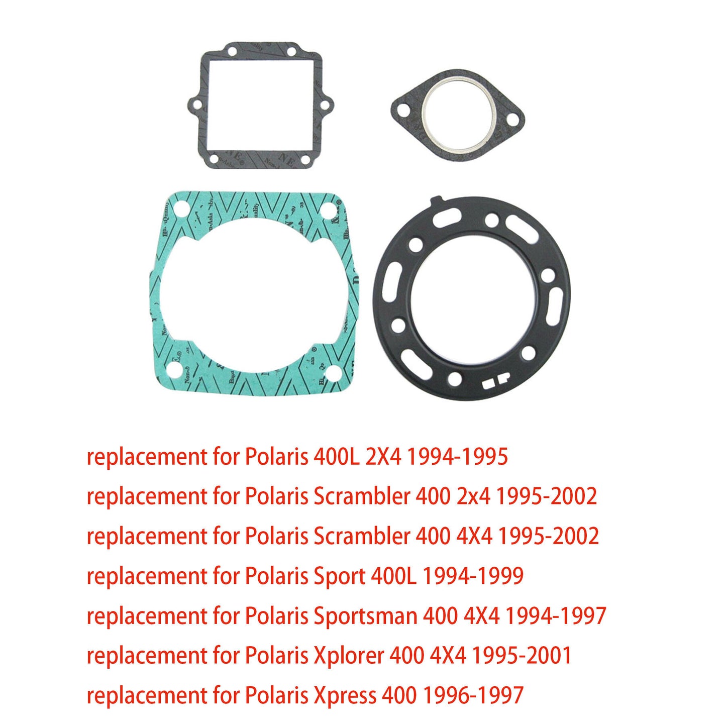 ALL-CARB Top End Head Gasket Kit Replacement for Polaris Sport 400L Xplorer Sportsman Xpress 400