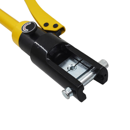 16 Ton Hydraulic Cable Lug Terminal Crimper Wire Crimping Tool with 11 Dies for Crimping Wires and Butt Connectors