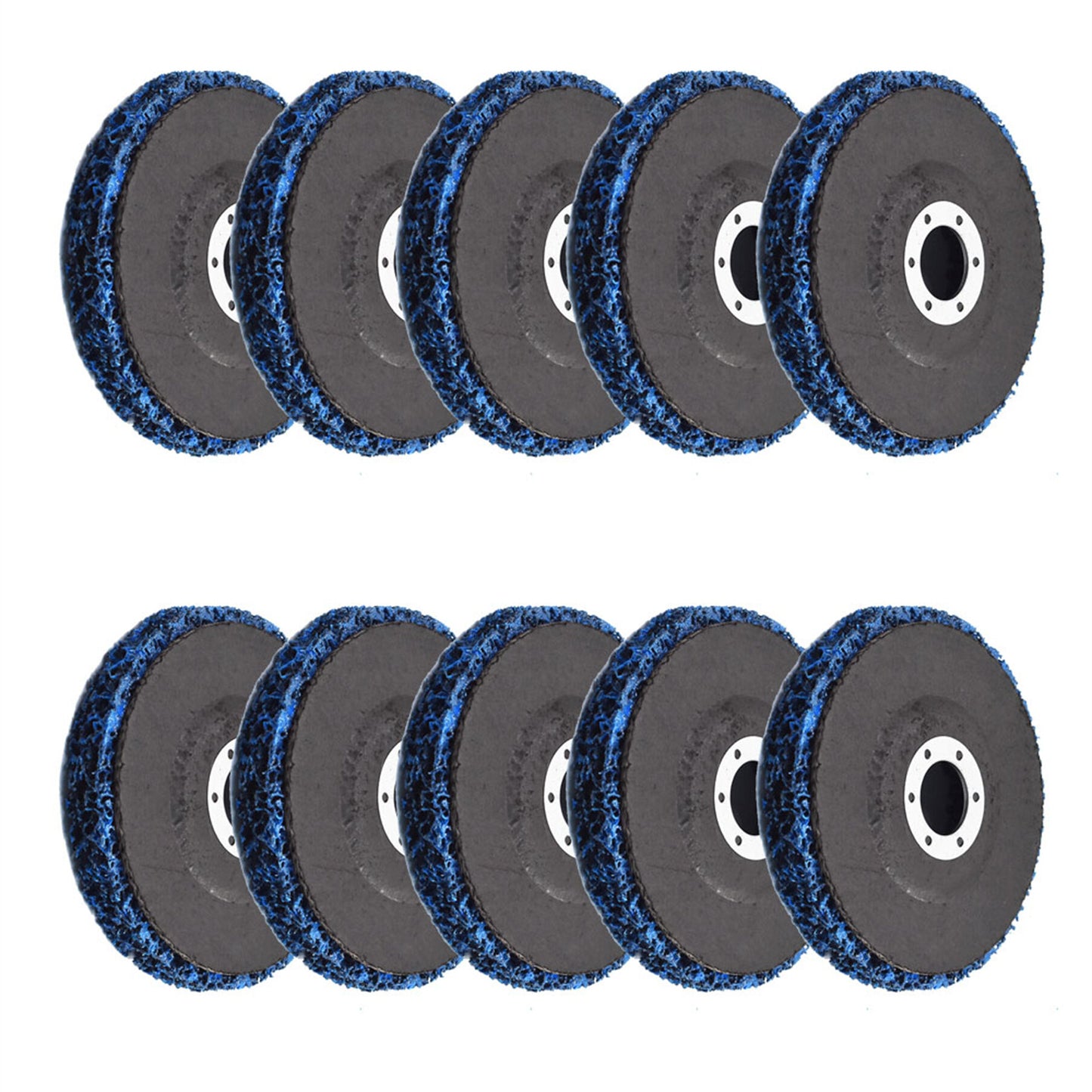 ALL-CARB 10 Pcs 4-1/2 Inch x 7/8 Inch Easy Clean and Strip Discs Wheel Fit for Wood Metal Fiberglass Surface Preparation Conditioning and Finishing