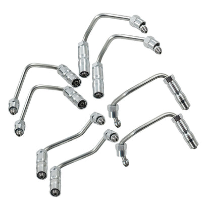 ALL-CARB 904-126 904-127 904-128 Fuel Injector Supply Lines 8PCS Replacement for 2001-2004 Chevy Chevrolet Silverado Duramax Diesel and GMC Sierra 2500HD 3500 LB7