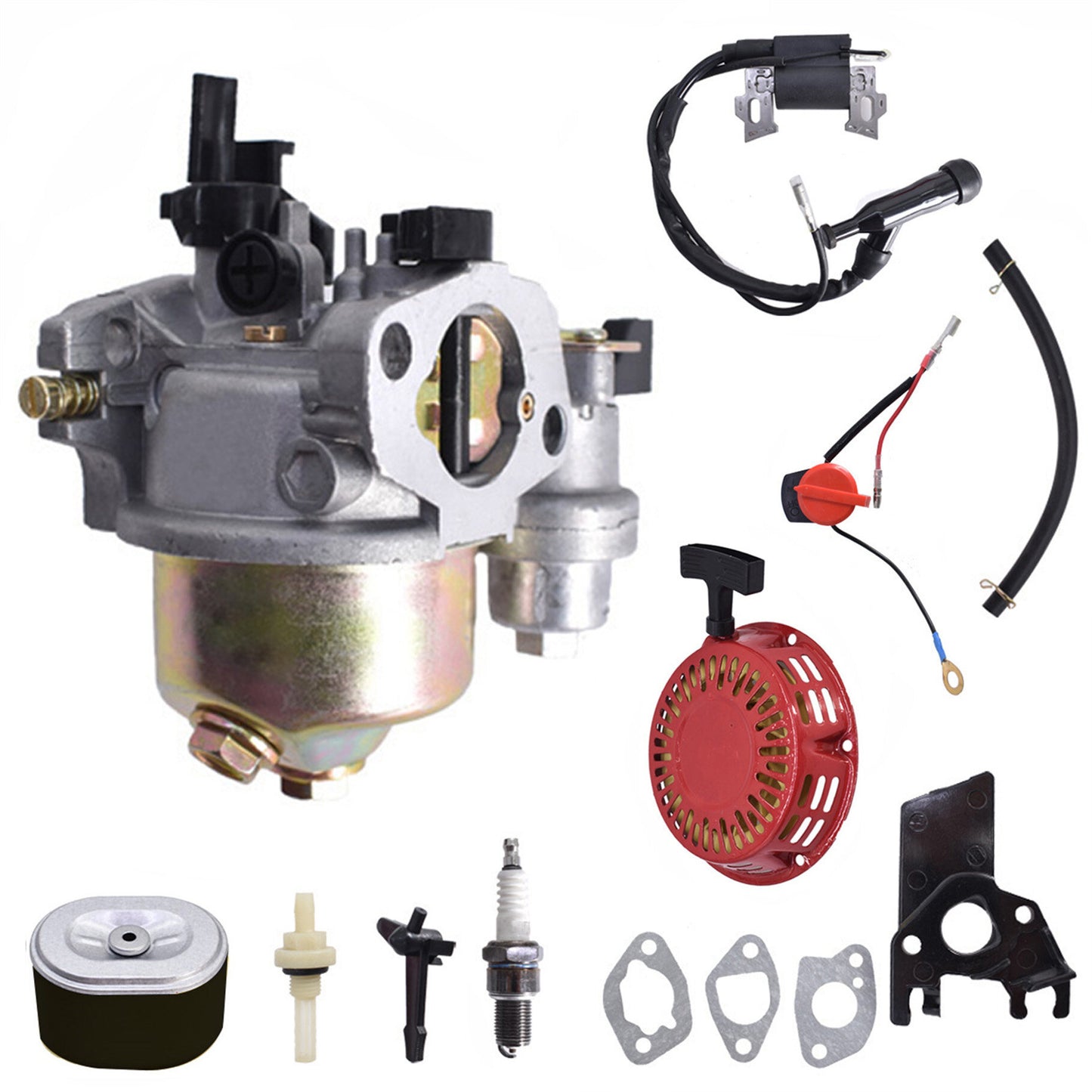 ALL-CARB GX160 Carburetor Replacement for Honda GX140 GX168 GX200 Carb Replacement for Honda 5HP 5.5HP 6.5HP Engine 16100-ZH8-W61 16100-ZH8-W51