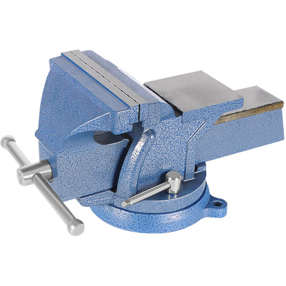 ALL-CARB 6 Bench Vise Table Top Clamp Press Locking Swivel Base Heavy-Duty for Crafting Painting Sculpting Modeling Electronics Soldering Woodworking and Fishing Tackle