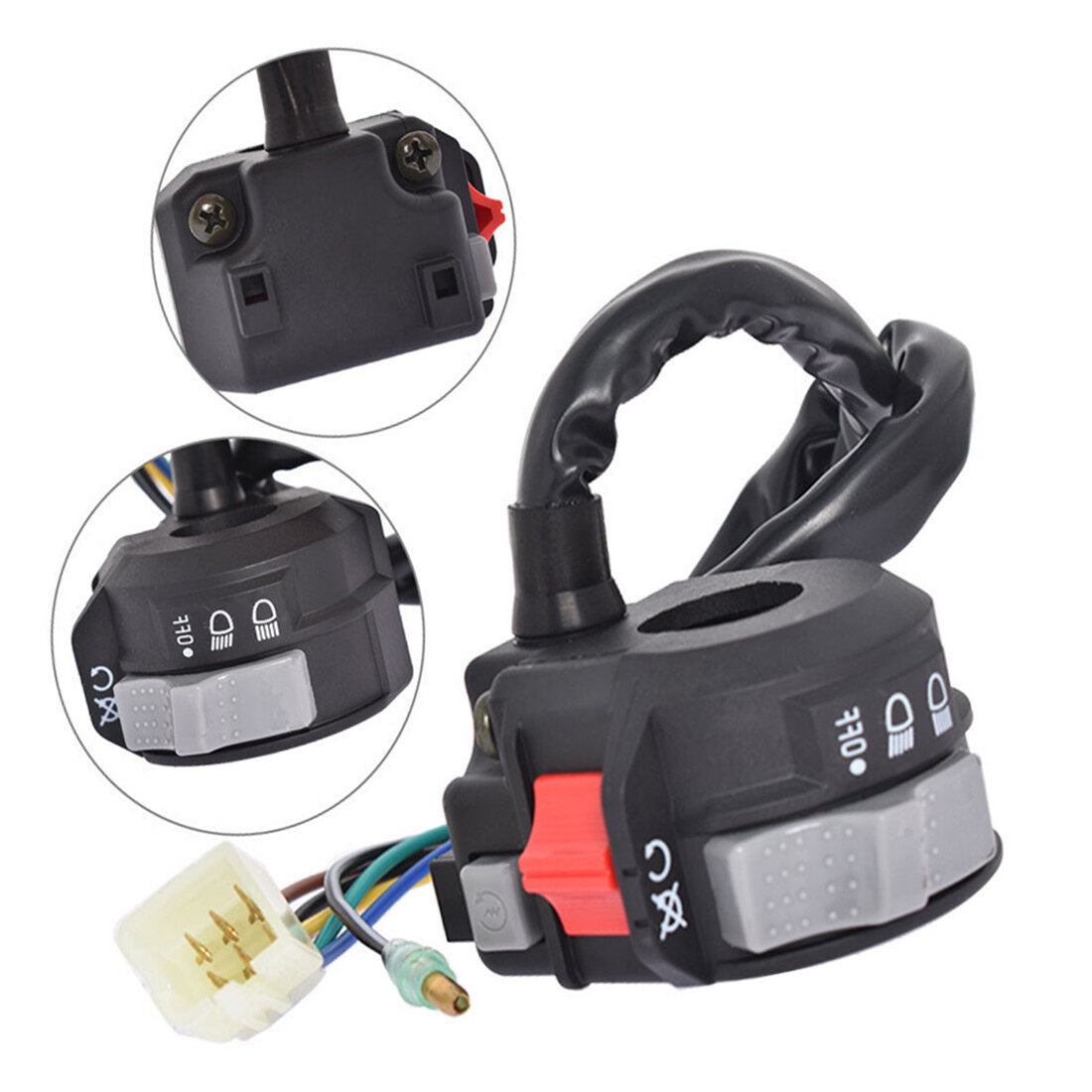 ALL-CARB Headlight Switch On Off Run Start Stop Replacement for Yamaha Warrior Kodiak Big Bear 350 400 600 4GB-83973-00-00 4GB-83973-09-00