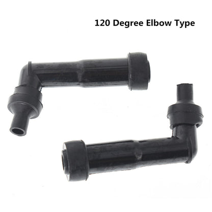 ALL-CARB 2 Packs Spark Plug Boot Cap Cover Resistor Replacement for XB05F 120 Degree ATV Motorcycle