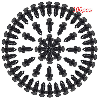 ALL-CARB ATV Retainer Clips 8mm Push Pin Splash Guard Body Panel 100 pcs Replacement for Honda