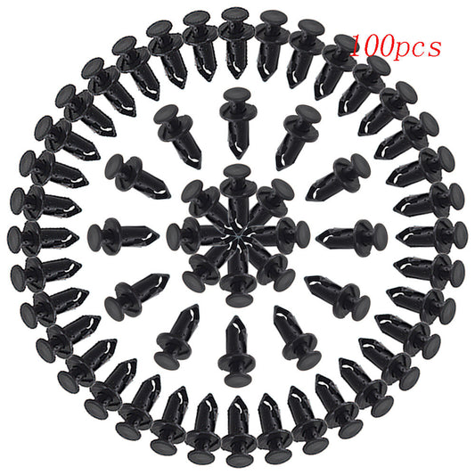 ALL-CARB ATV Retainer Clips 8mm Push Pin Splash Guard Body Panel 100 pcs Replacement for Honda