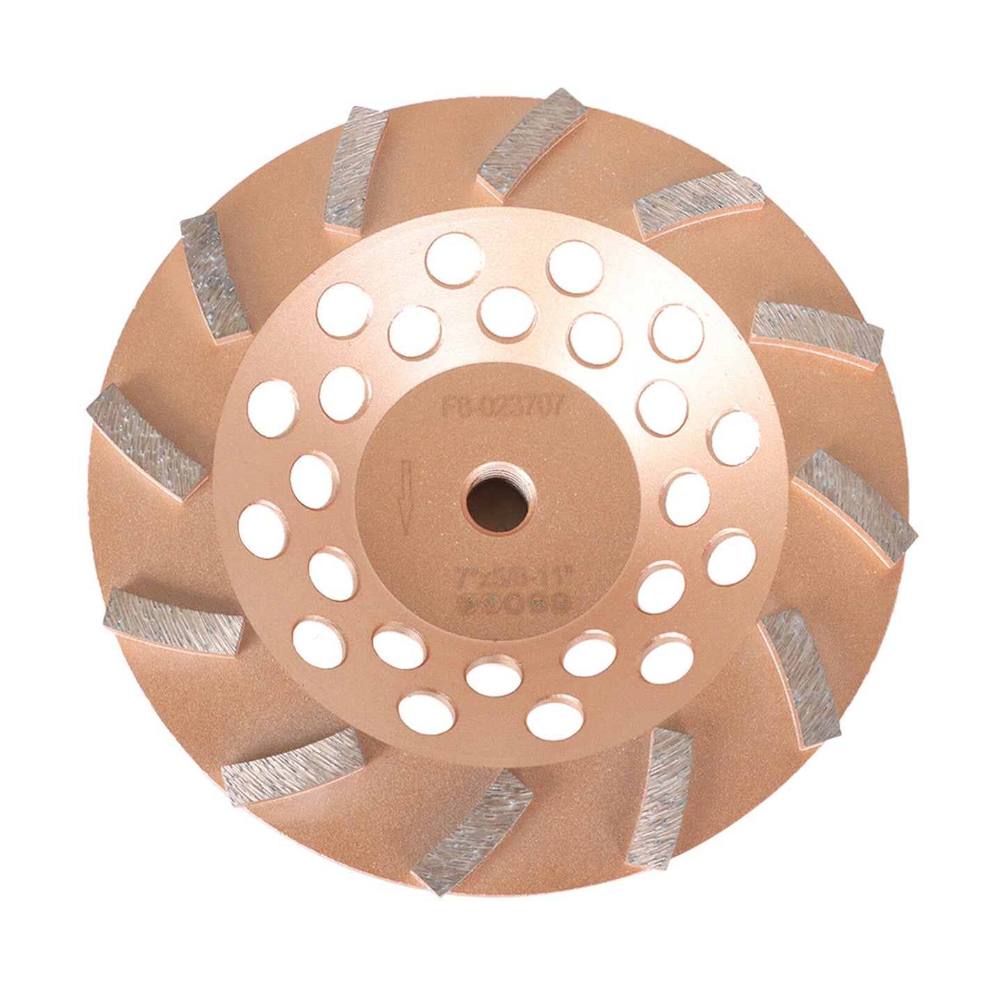 ALL-CARB 7 Inch 12 Turbo Segments 5/8 Inch -11 Arbor Grinding Wheels Diamond Cup Grinding Wheels Fit for Concrete and Masonry Available