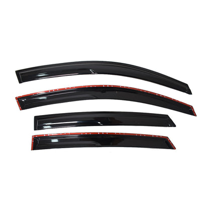 ALL-CARB Window Vent Visors Shade Sun Rain Wind Guards Deflectors Cover Acrylic Replacement for Honda Civic Sedan 2016-2020 Outside 4 Pieces Black