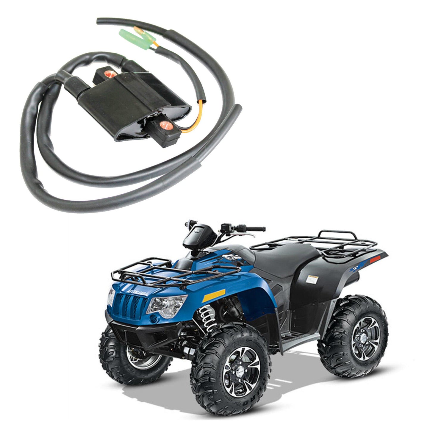 ALL-CARB Ignition Coil Double Line Replacement for ArcticCat Snowmobiles 3005-381 3005-170