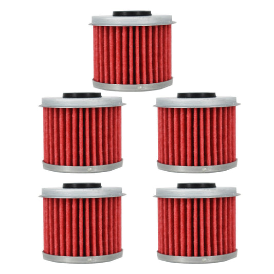 ALL-CARB 5 x Oil Filter Replacement for Honda TRX450R, Replacement for CRF150R /RB CRF250X CRF450X CRF250R CRF450R