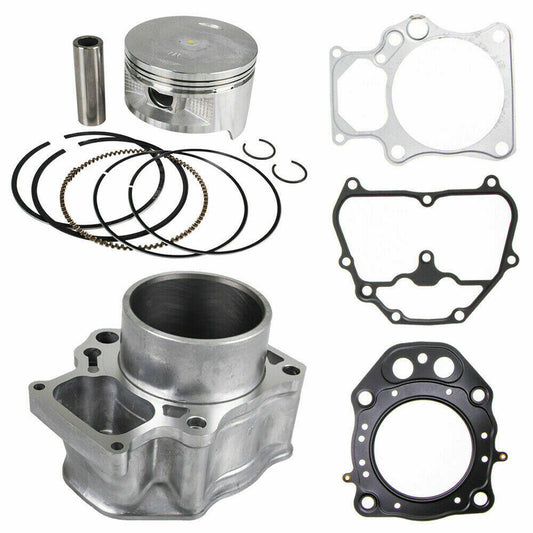 ALL-CARB Cylinder Piston Gasket Top End Rebuild Kit Replacement for Honda Rancher TRX420 2007-2018