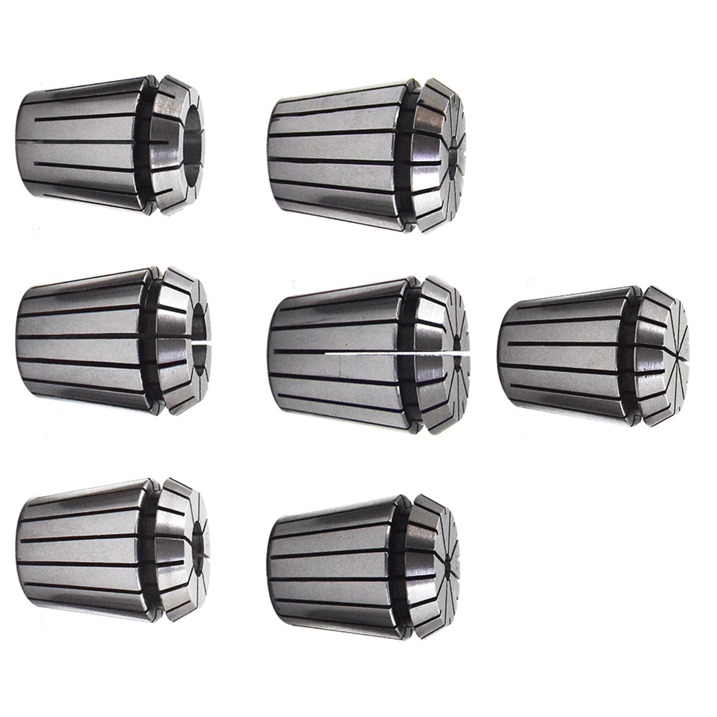 ALL-CARB 7Pcs ER32 Spring Collet Set 1/8 - 3/4 Inch for CNC Milling Lathe Tool and Engraving Machine Carbon Steel