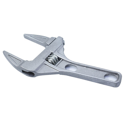 ALL-CARB 6 - 68mm Adjustable Wrench Bathroom Spanner Wrenches Large Openings Wide Jaw 8-Inch Short Shank Aluminum Alloy Spanner Wrenches