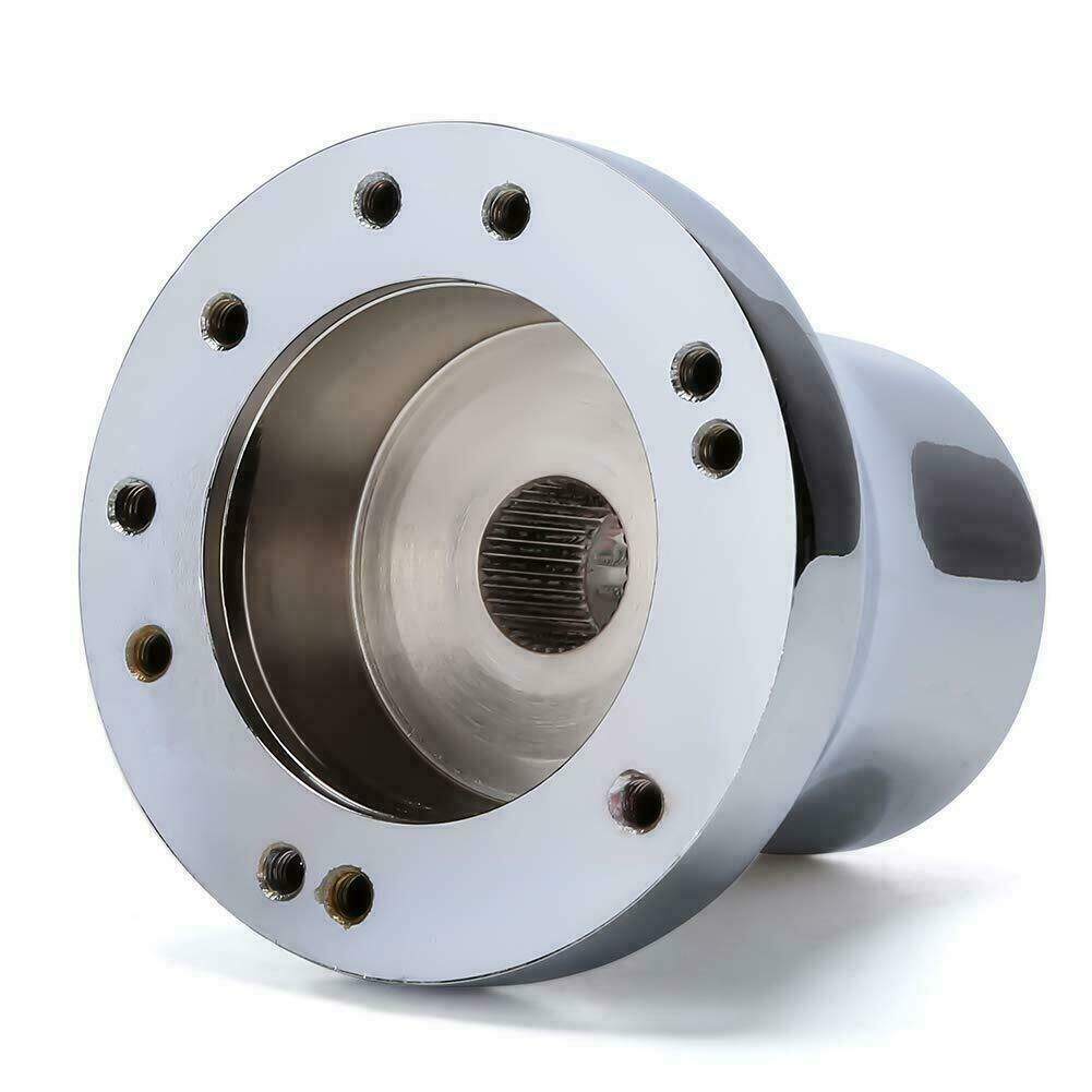ALL-CARB Golf Cart Steering Wheel Chrome Hub Adapter Replacement for DS 1985-up