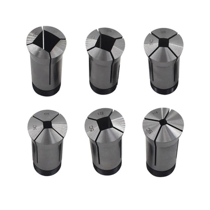 ALL-CARB 6Pcs 5C Square Collet Set 1/4 - 3/4 Inch Fit for Machining Turning