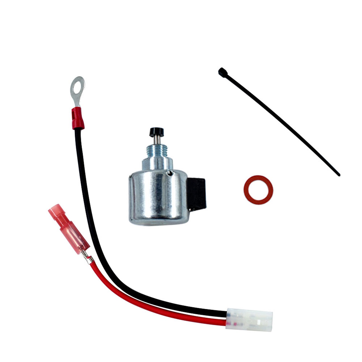 ALL-CARB Fuel Solenoid Kit Replacement for John Deere Carb STX38 LX255 AM128242 Replacement for Kohler CV450 CV460 CV461 CV490 CV491 CV492 CV493 Engine