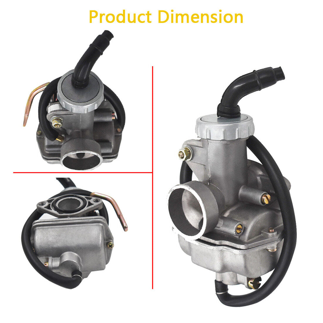 ALL-CARB Carburetor Carb Replacement for Honda XR80R 1985-2004, CRF80F 2004-2013, XR80 1979-1984, XR75 1973-1978