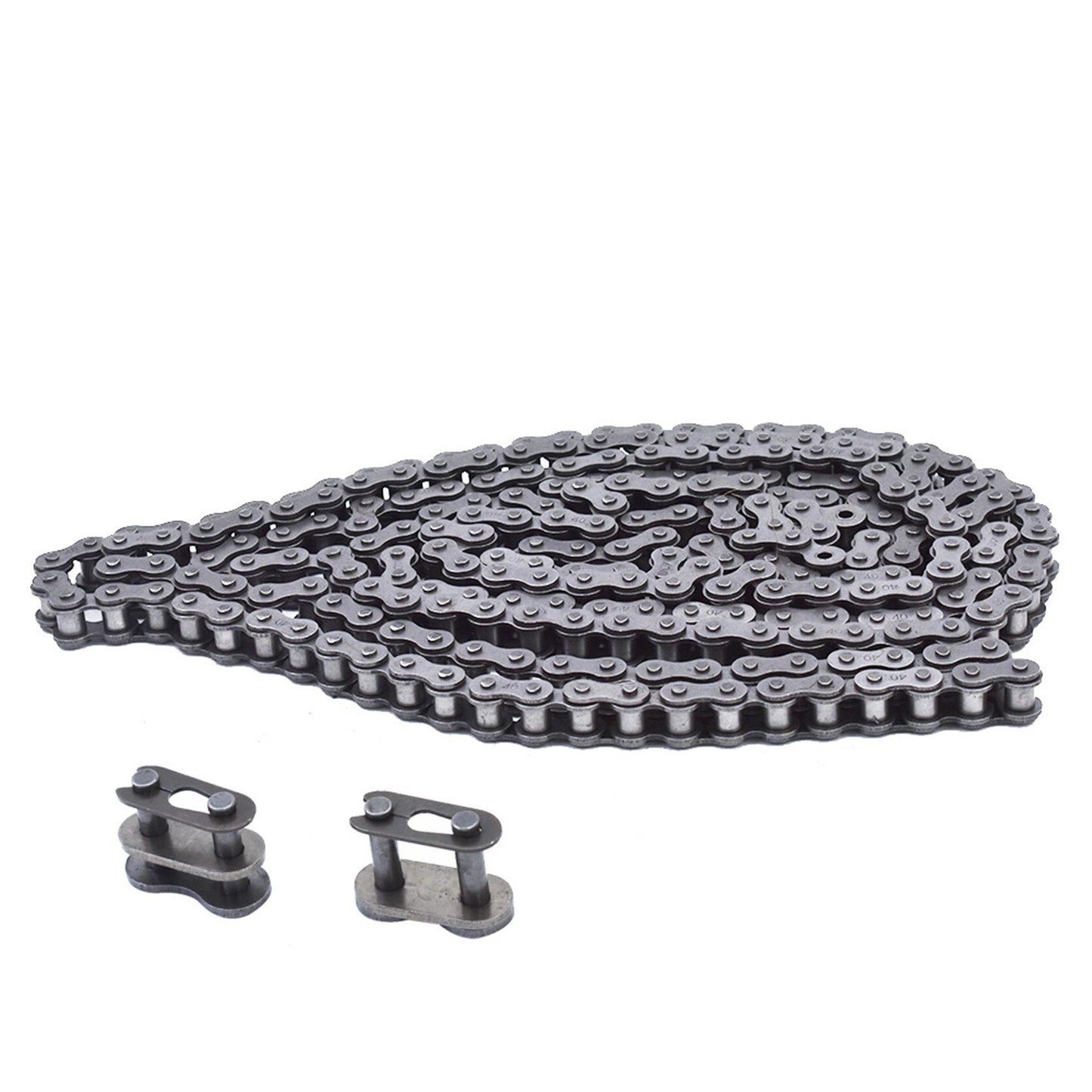 ALL-CARB Roller Chain 40 10 Feet with 2 Connecting Links Fit for Go Kart and Mini Bike