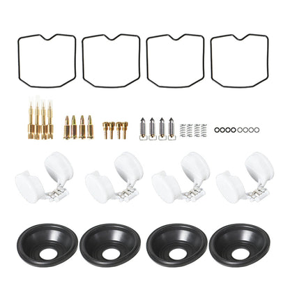 ALL-CARB 4 Pcs Carburetor Carb Diaphragm Rubber Float Repair Rebuild Kits Replacement for 1995-1997 Kawasaki GPz1100 ZX1100