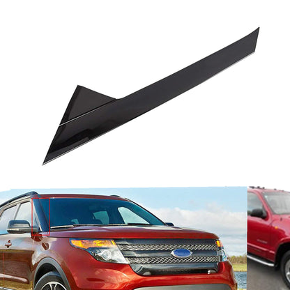ALL-CARB Front Left and Right Side Windshield Outer Trim Molding Black Replacement for Explorer 2011-2019 BB5Z-7803145-AA BB5Z-7803137-AB BB5Z-7803146-AA BB5Z-7803138-AB