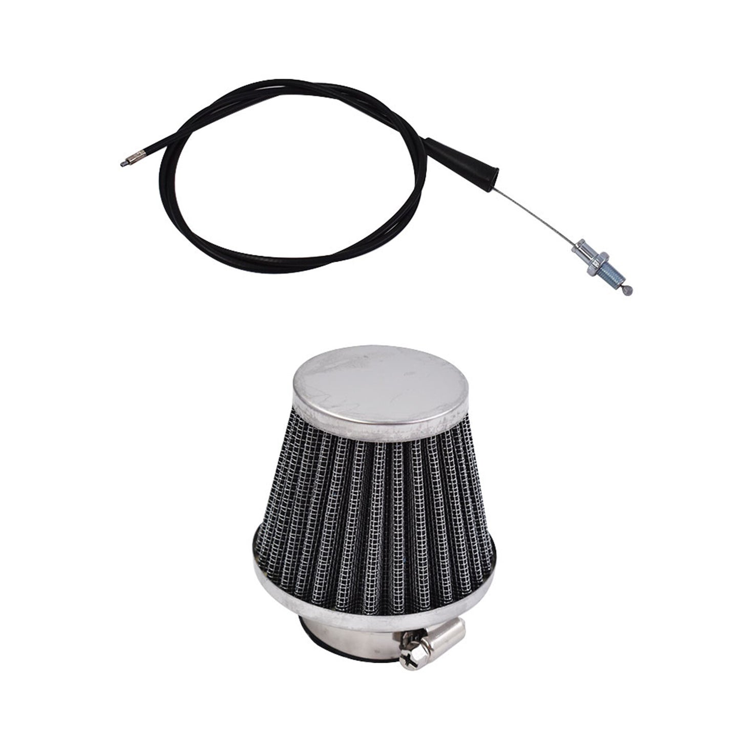 Carburetor & Throttle Cable Air Filter Fit for Honda CRF100F XR100 XL100S XR200X R200R Carb