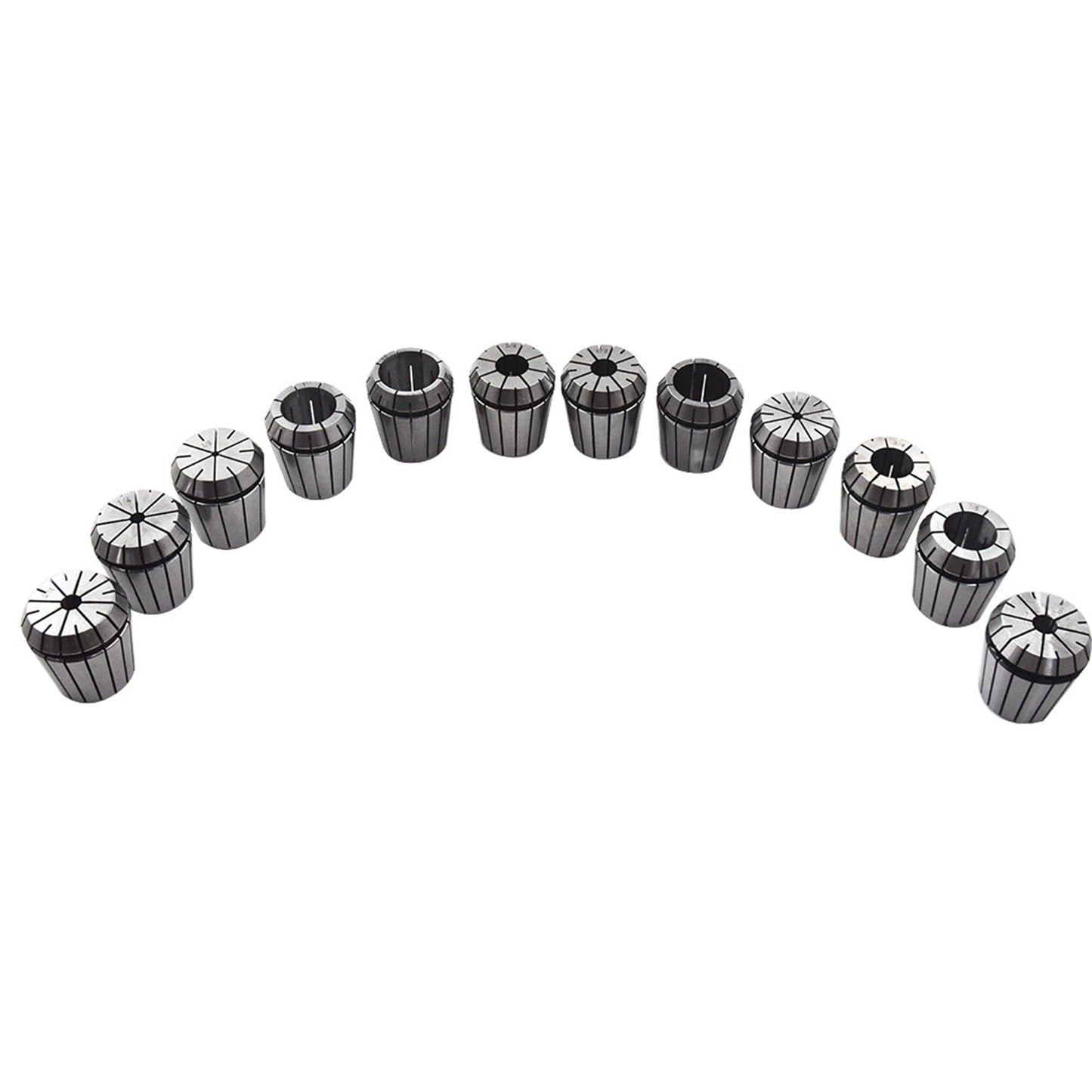 ALL-CARB 12Pcs ER40 Spring Collet Set 1/8 - 1-1/8 Inch for CNC Milling Lathe Tool and Engraving Machine Carbon Steel