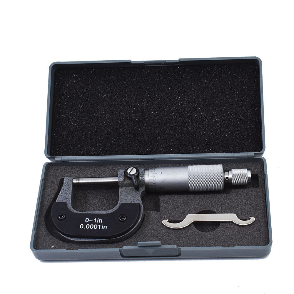 ALL-CARB Micrometer 0-1 Inch 0.0001 Inch Precision Outside Micrometer Carbide Tipped