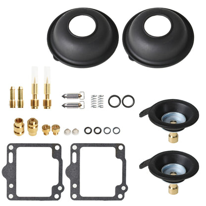 ALL-CARB 2-Piece Carburetor Carb Repair Rebuild Kit Replacement for Yamaha Virago XV 750 1988-1997