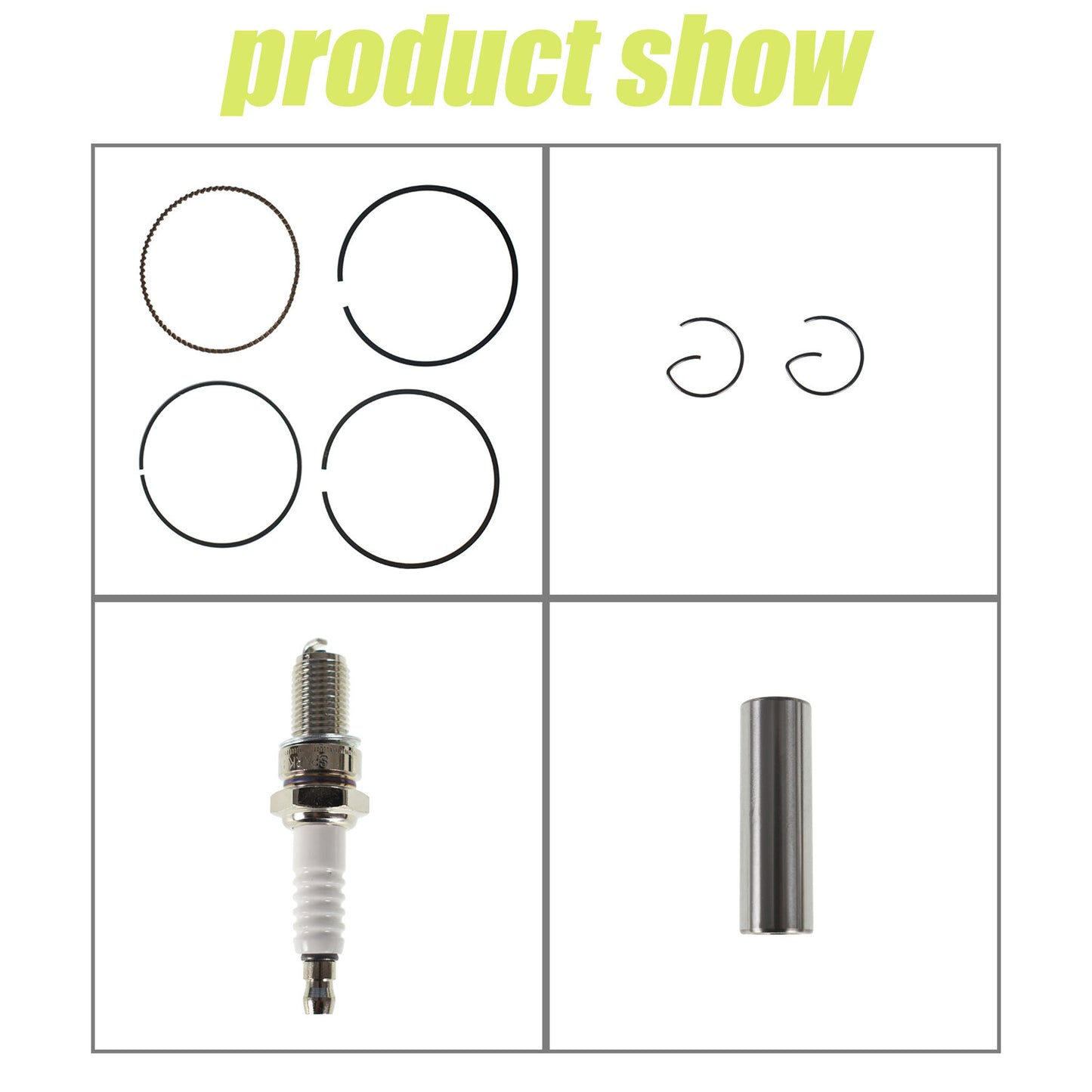 ALL-CARB Cylinder Piston Gasket Rebuild Kit Replacement for Honda Rancher TRX350 2000-2006 98069-57916 329cc