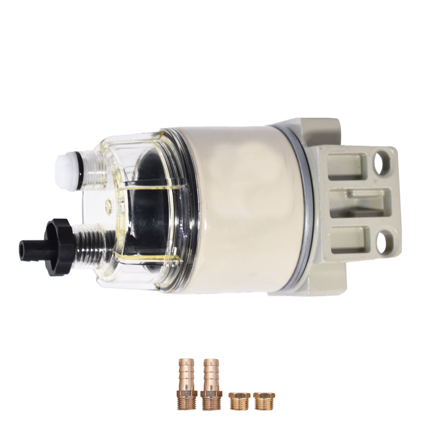 ALL-CARB Fuel Filter Water Separator R12T Replacement for Marine Spin-on 10 Micron Diesel Fuel Filter
