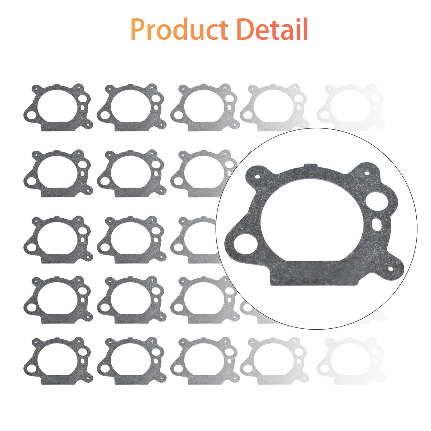 ALL-CARB 25 Pack Carburetor Gasket Replacement for Briggs & Stratton 124700 135700 272653 795629 Engine Parts Kit