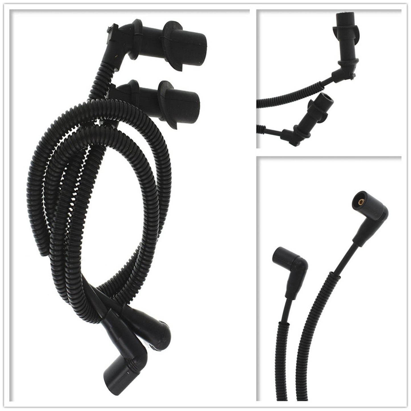 ALL-CARB Ignition Coil Spark Plug Wire Replacement for Polaris Sportsman Ranger RZR 700 800 4012439 4011365 4010909