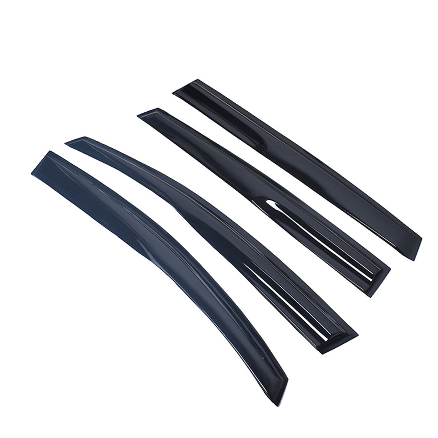 ALL-CARB Window Vent Visors Shade Sun Rain Wind Guards Deflectors Cover Acrylic Replacement for Honda Odyssey 2005-2007 Outside 4 Pieces Black