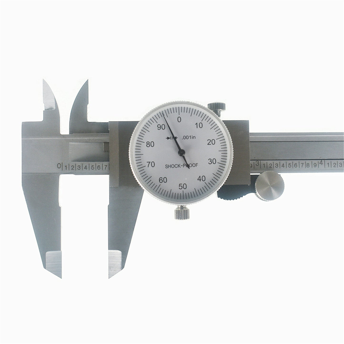 ALL-CARB Dial Caliper 6 Inch with 0.001 Precision Stainless Steel Shockproof 4-Way Measurement with Plastic Case