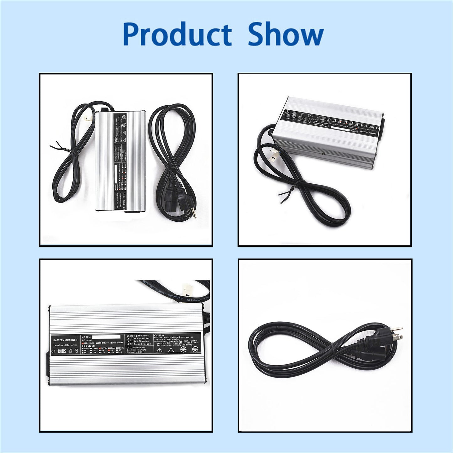 ALL-CARB Battery Charger 36V 5A Replacement for Yamaha EZgo EZgo TXT Club Car Golf Cart