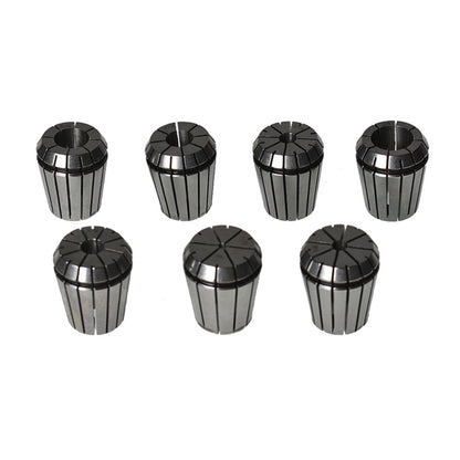 ALL-CARB 7Pcs ER32 Spring Collet Set 1/8 - 3/4 Inch for CNC Milling Lathe Tool and Engraving Machine Carbon Steel