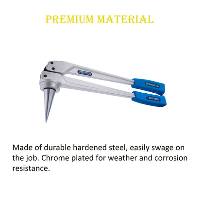 ALL-CARB PEX Tube Expansion Tool Kit Meets ASTM F1960 Standard with 1/2inch 3/4inch 1inch Expander Heads and Tube Cutting Plier for Propex Expansion